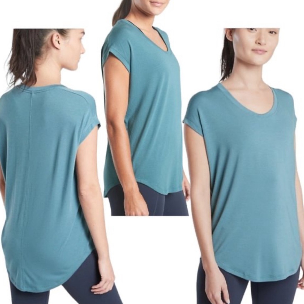 Athleta Cloudlight Stratus Short Sleeve Soft Tee Size XL